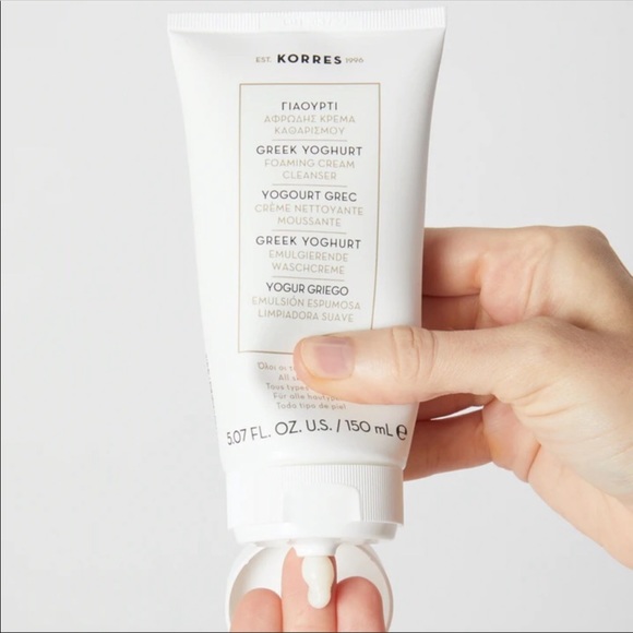 Korres Greek Yoghurt Foaming Cream Cleanser 150ml - Picture 2 of 4